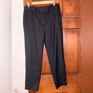 Black Wool Trousers